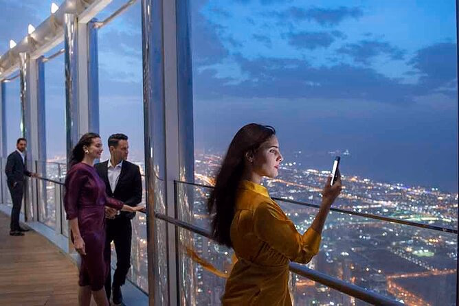 Guests inside Burj Khalifa: The Lounge